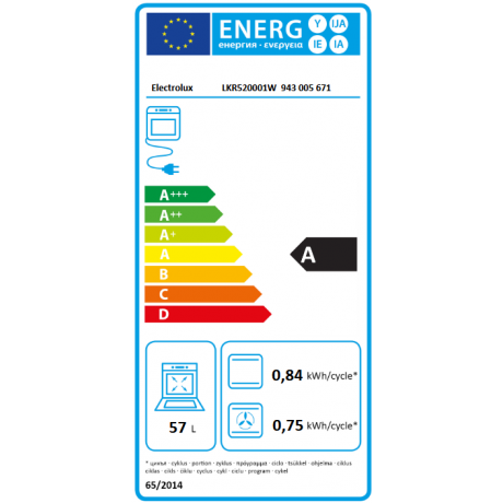 ELECTROLUX LKR520001W Κεραμική Κουζίνα 50cm ELECTROLUX LKR520001W Κεραμική Κουζίνα 50cm